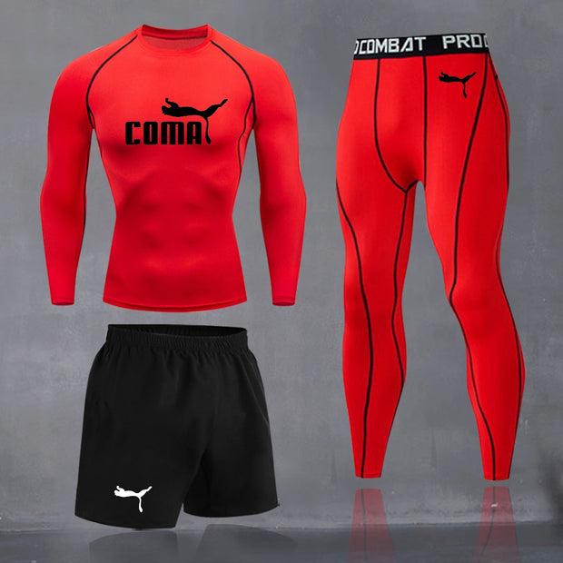 Fitness Suit Running Leggings Thermal Underwear Base Layer Activewear