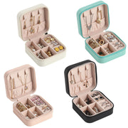 Portable Jewelry Storage Box Candy Color Travel Storage Organizer Jewelry Case