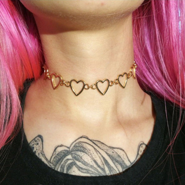 Vintage Necklace on Neck Chain Women&#39;s Jewelry Layered Accessories for Girls