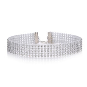 Fashion Crystal Rhinestone Choker Luxury Party Wedding Jewlery Accessories