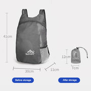 Lightweight Folding Backpack for Men Women Waterproof Foldable