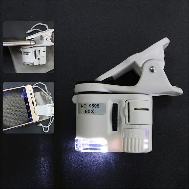 Mobile Phone Microscope Magnifying Glass Mobile Phone Camera Video