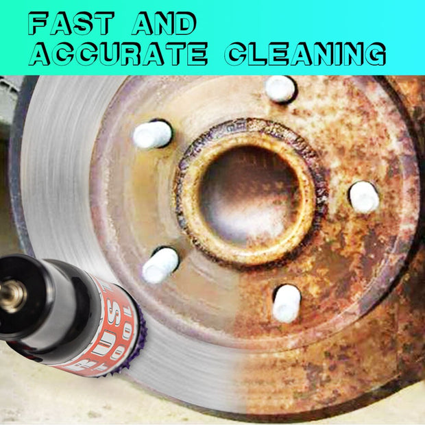 Stud Rust Removal Tool Bolt Derusting Wheel Hub Clean Surface Corrosion Debris for Car Wheel Hub Spray Derusting