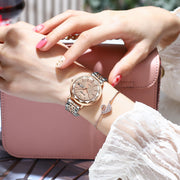 POEDAGAR Women Watch Rose Gold Fashion Quartz Watches
