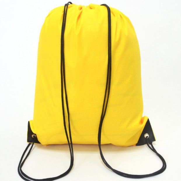 Portable Sports Gym Bag Nylon Drawstring Bags Belt Riding Backpack