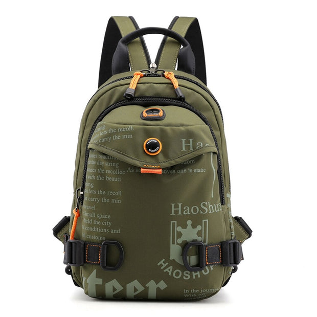 New Men Chest Bag High Quality Nylon Rucksack Knapsack Brand Famous