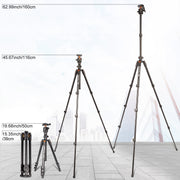 WalkingWay 62.99 Inch Professional High Camera Tripod for DSLR Portable