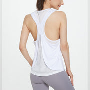 New Sleeveless Yoga Vest Sport Singlet Women Athletic Fitness Sport Tank Tops
