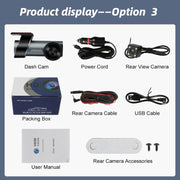 WIFI Dual Car Dash Camera Dash Cam For Car Driving Recorder Auto DVR Dashboard Camera