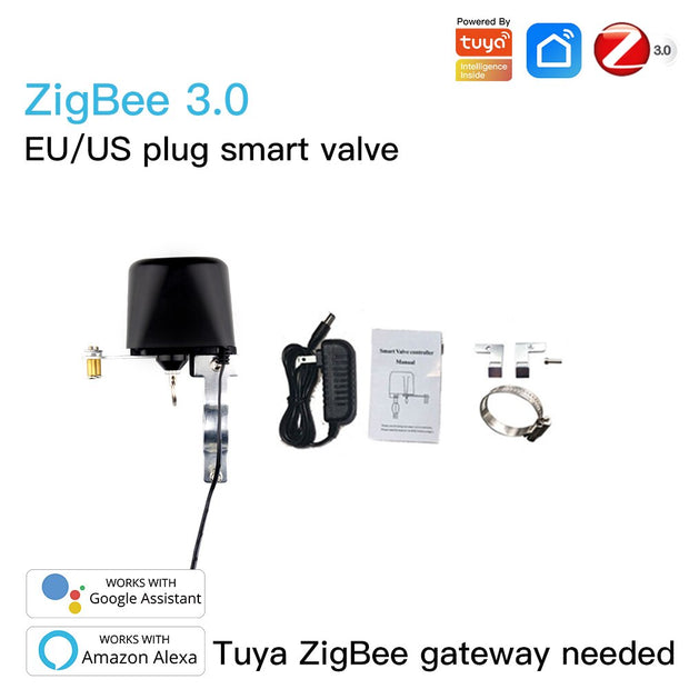 MoesHouse Tuya Zigbee Smart Water Valve WiFi Gas/water Valve Controller