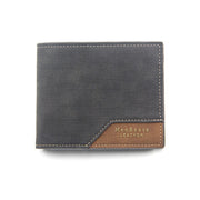 Letter Matte Large-capacity Short Retro Two-fold Multi-function Wallet