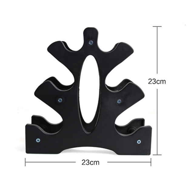 3-Tier Dumbbell Storage Rack Home WeightLifting Tower Stand Weight Lifting Dumbbell