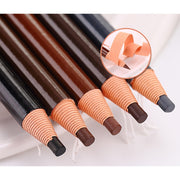 Eyebrow Pencil Makeup Enhancers Black Brown Eye Brow Pen Pull Wire Microblade