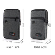 Waterproof Waist Bag Purse Single/double Layer Outdoor Military Waist