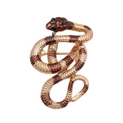 Vintage Unique Design Snake Brooches Women Men Lady Luxury Metal Snake