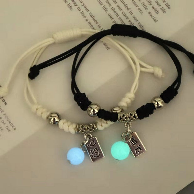 Bracelet Couple Charm Handmade Adjustable Rope Matching Friend Bracele