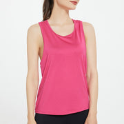 New Sleeveless Yoga Vest Sport Singlet Women Athletic Fitness Sport Tank Tops