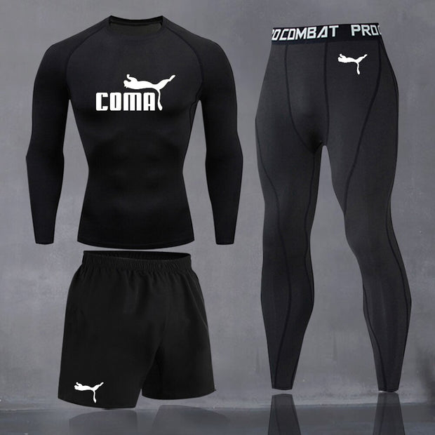 Fitness Suit Running Leggings Thermal Underwear Base Layer Activewear