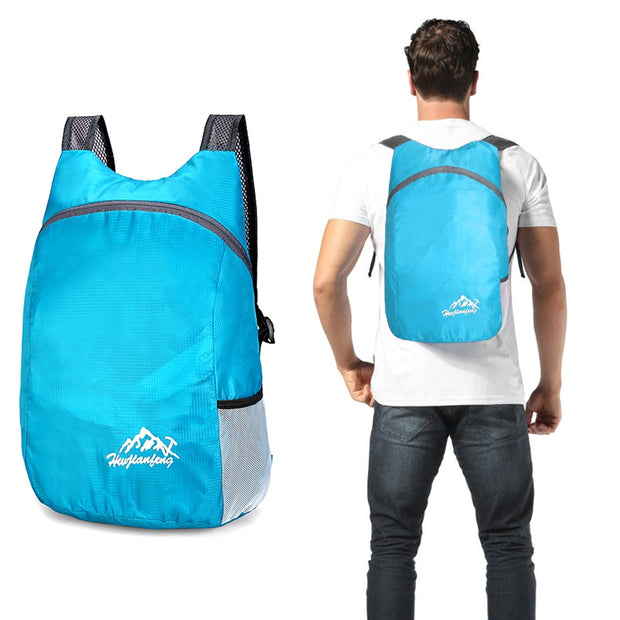 Lightweight Folding Backpack for Men Women Waterproof Foldable