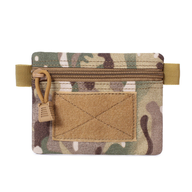 Tactical Key Pouch Wallet Waterproof Portable Travel Zipper Waist Bag For Hiking