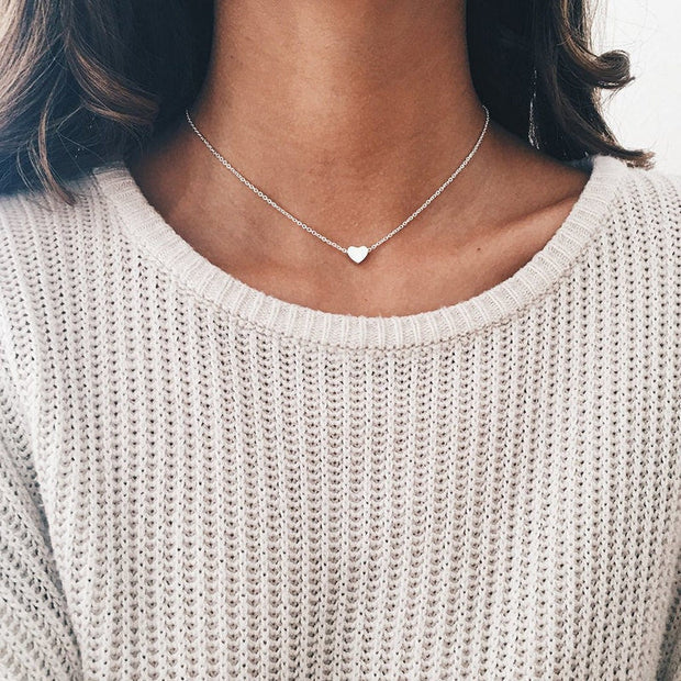 Vintage Necklace on Neck Chain Women&#39;s Jewelry Layered Accessories for Girls