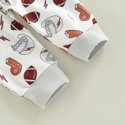 0-3Years Toddler Baby Boys Football Clothing Autumn Outfit Sets