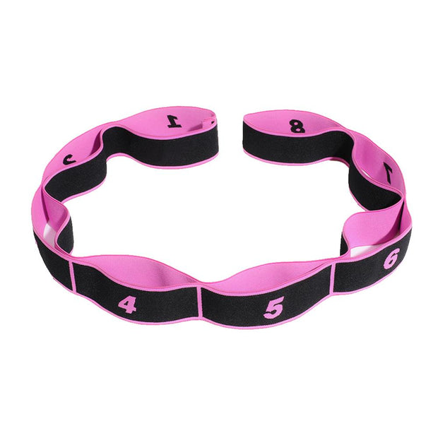 Yoga Pull Strap Belt Polyester Latex Elastic Latin Dance Stretching Band Yoga