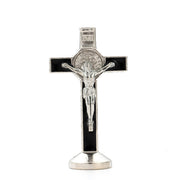 Fashion Luxury Big and Small Cross Jesus Crystal Statue Figurine Xmas Ornament