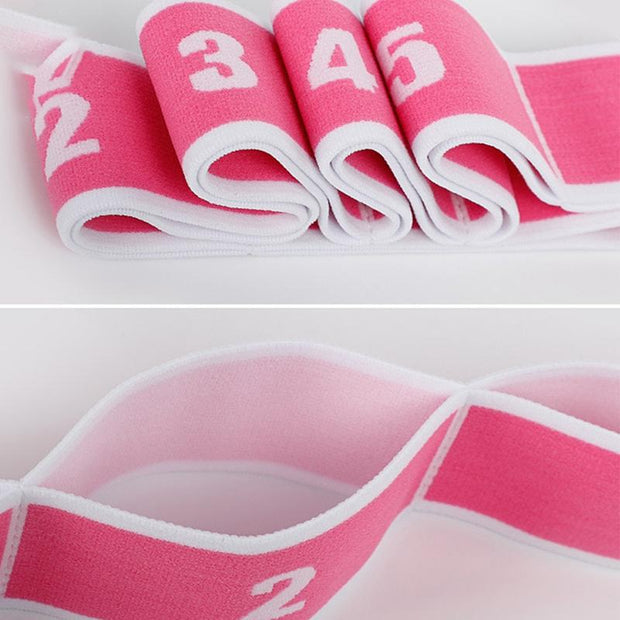 Yoga Pull Strap Belt Polyester Latex Elastic Latin Dance Stretching Band Yoga