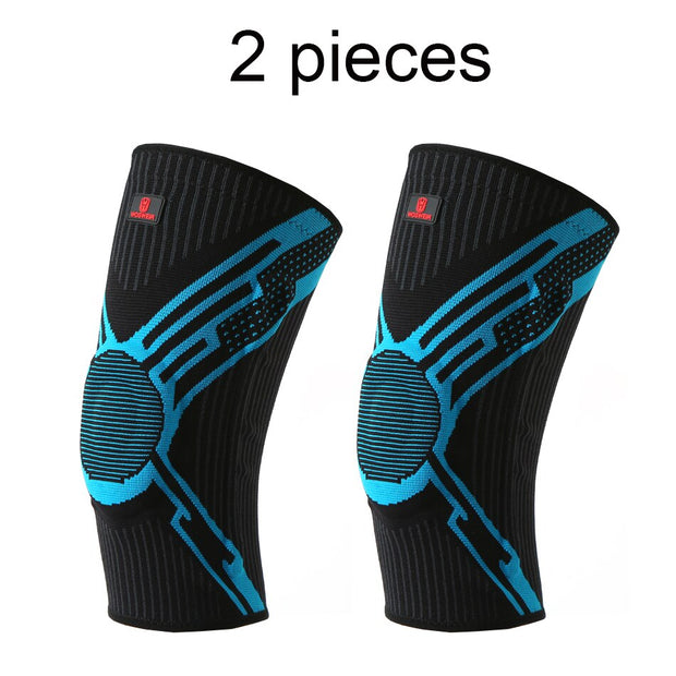 Ride Force 1/2PCS Silicon Padded Basketball Knee Pads Patella Brace Kneepad