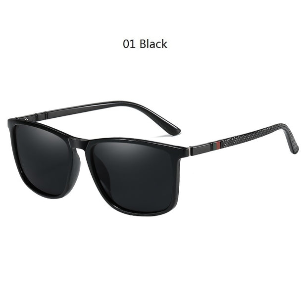 Luxury Square Vintage Polarized Sunglasses For Men Women