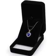 Jewelry Box New Black Flannel Stud Earrings Ring Pendant Bracelet Storage Box
