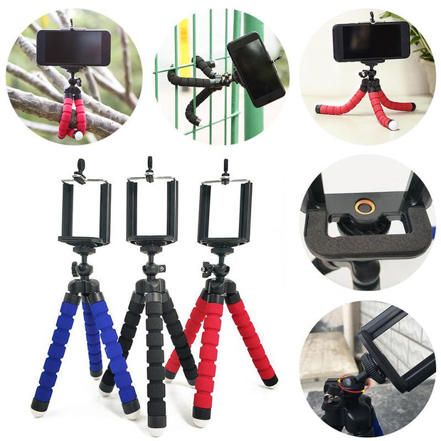 Tripods Tripod For Phone Mobile Camera Holder Clip Smartphone Monopod Tripe Stand