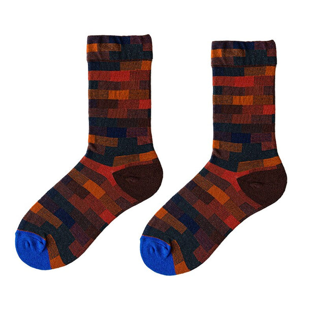 Socks Harajuku Breathable Ins Tide Korean Middle Tube Net Red Street