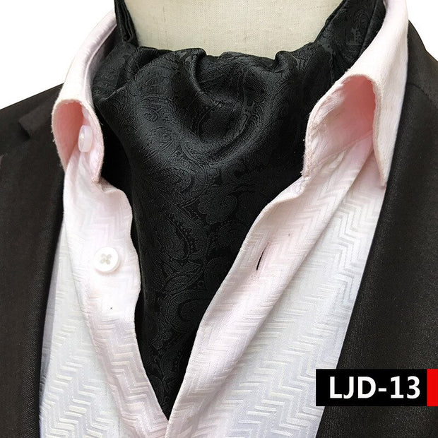 Fashion Men's Necktie Scarf British Vintage Polka Dot Cravat Suit Neck Ties