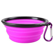 350ML/1000ML Foldable Silicone Pet Bowl Portable Puppy Food Container