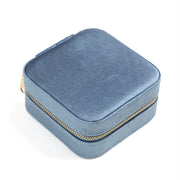 Jewelry Box Organizer Display Velvet Portable Leather Travel Jewelry Case