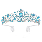 Quality Gold Colors Crystal Crown for Girls Small Tiaras Headdress Prom