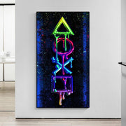 Graffiti Art Gamer Room Poster and Prints GAME Canvas