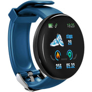 D18S Smart Watch Round Blood Pressure Heart Rate Monitor