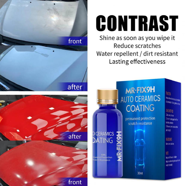 30/50ml Car Liquid Ceramic Coat Glossy Scratches Remover Paint Care