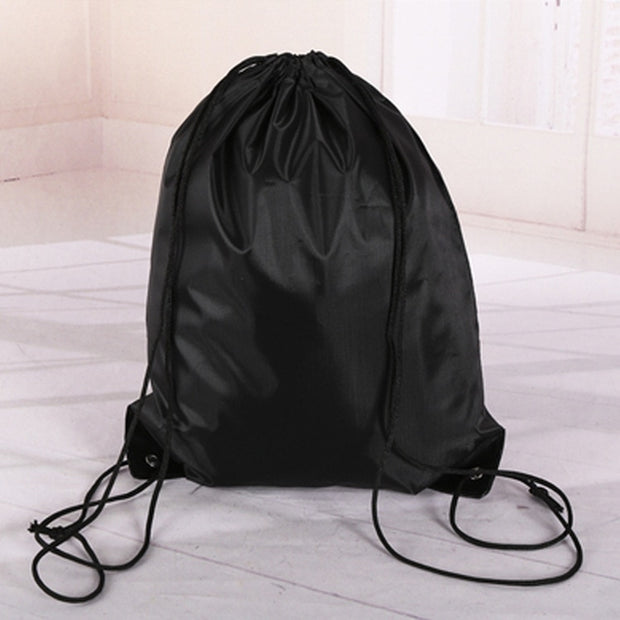 Portable Sports Gym Bag Nylon Drawstring Bags Belt Riding Backpack