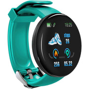 D18S Smart Watch Round Blood Pressure Heart Rate Monitor