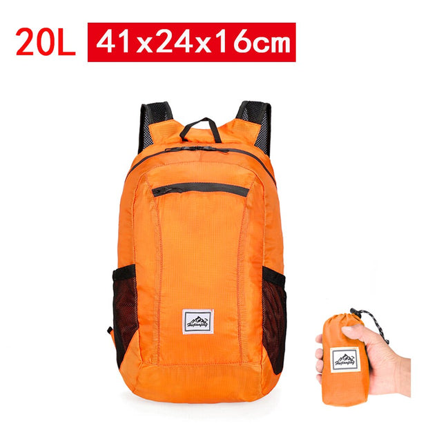Portable Waterproof Travel Backpacks Men Climbing Travel Bags Hiking Backpack