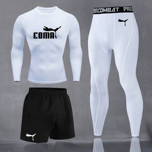 Fitness Suit Running Leggings Thermal Underwear Base Layer Activewear