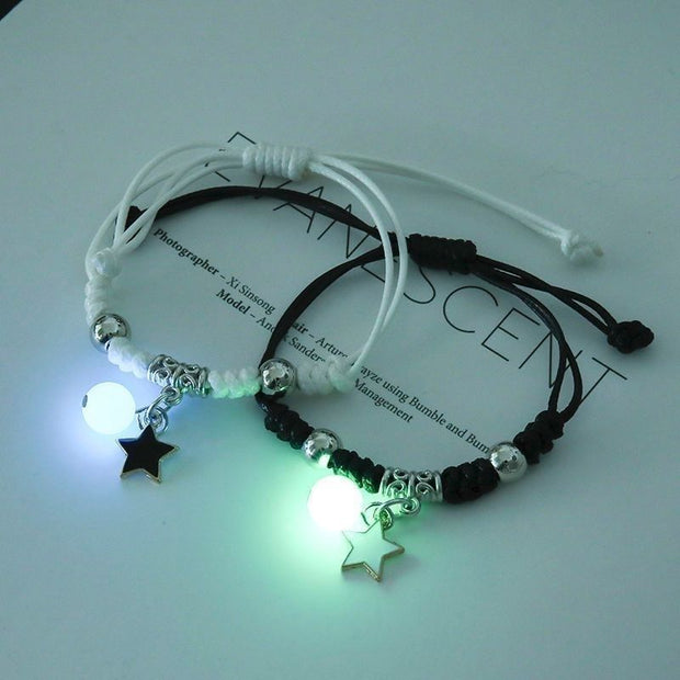 Bracelet Couple Charm Handmade Adjustable Rope Matching Friend Bracele