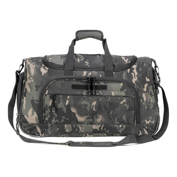 LQARMY 50L Gym Bag for Men Tactical Duffle Bag Military Travel Work Out Bags