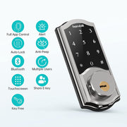 Hornbill Electronic Front Smart Home Door Lock Wifi Keyless Password Keypad