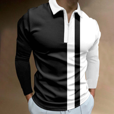 Men's Polo Shirt 2022 New Style High Quality Casual Patchwork