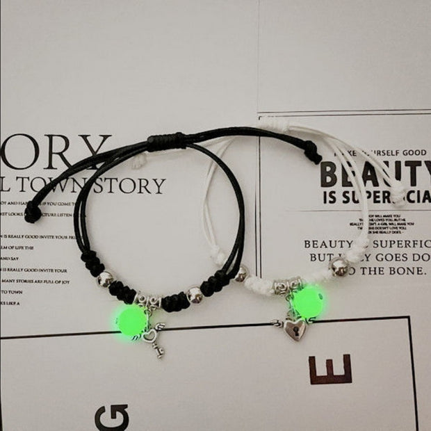 Bracelet Couple Charm Handmade Adjustable Rope Matching Friend Bracele